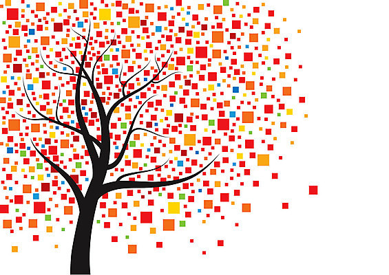 EPS 해외이미지 나무 일러스트 추상 한그루 사람없음 해외202004 해외202105 해외일러스트 식물 1 무늬 파일형식 벡터