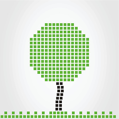 EPS 해외이미지 나무 식물 잎 일러스트 뿔 사람없음 봄 모자이크 자작나무 해외202004 해외202105 해외일러스트 계절 파일형식 벡터