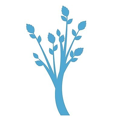 EPS 해외이미지 나무 식물 꽃 실루엣 잎 일러스트 사람없음 검은색 해외202004 해외202105 해외일러스트 컬러 촬영기법 파일형식 벡터