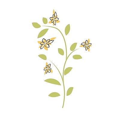 EPS 해외이미지 꽃 잎 일러스트 사람없음 잎줄기 해외202004 해외202105 해외일러스트 식물 줄기 파일형식 벡터