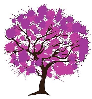 EPS 해외이미지 나무 식물 일러스트 사람없음 봄 가을 고민 뿌리 해외202004 해외202105 해외일러스트 계절 감정 파일형식 벡터