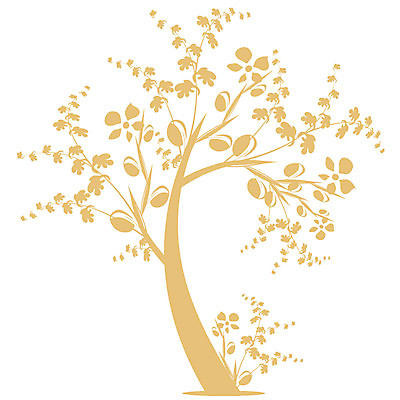 EPS 해외이미지 나무 식물 꽃 실루엣 잎 일러스트 사람없음 해외202004 해외202105 해외일러스트 촬영기법 파일형식 벡터