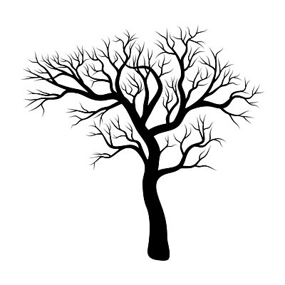 EPS 해외이미지 나무 식물 실루엣 낙엽 잎 겨울 일러스트 건조 사람없음 검은색 할로윈 가을 야간 숲 오브젝트 해외202004 해외202105 해외일러스트 자연요소 계절 컬러 촬영기법 파일형식 벡터