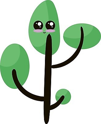 EPS 해외이미지 나무 캐릭터 일러스트 표정 한그루 사람없음 해외202004 해외202105 해외일러스트 일러캐릭터 식물 1 파일형식 벡터