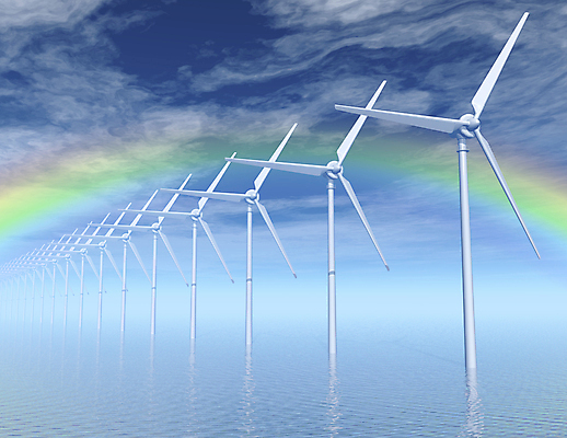 JPG 해외이미지 일러스트 하늘 사람없음 3D 환경 발전소 그린에너지 풍력에너지 친환경 해외202004 해외포토 포토 에너지 디지털합성 파일형식