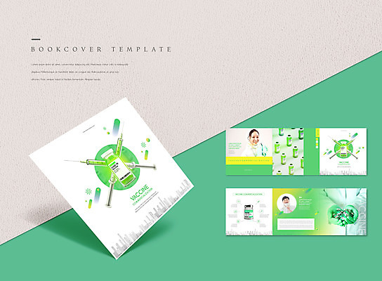 PSD 템플릿 표지디자인 북디자인 손 출판디자인 여자 표지 남자 ZIP 내지 리플렛 40대 중년 북커버 의학 기술 병원 주사기 마스크 들기 팜플렛 상반신 20대 성인 신체부위 세명 연두색 30대 한국인 의사 백신 방역복 델타변이바이러스 이미지템플릿 옷 의료기기 모션 사람 동양인 청년 초록색 장년 의료진 바이러스 방역 파일형식