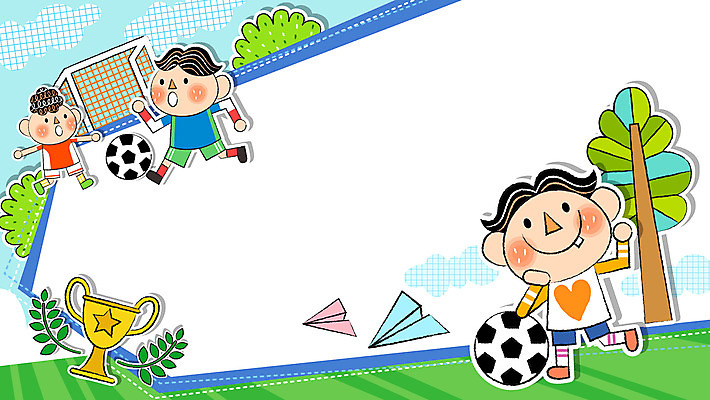 전신 나무 남자 어린이 일러스트 축구공 축구선수 프레임 소년 세명 초록색 운동장 트로피 골대 종이비행기 장래희망 소년만 국내일러스트 AI파일 식물 컬러 공 축구용품 스포츠시설 운동선수 사람 축구 공간 상_우승 종이접기 남자만 어린이만 파일형식 벡터