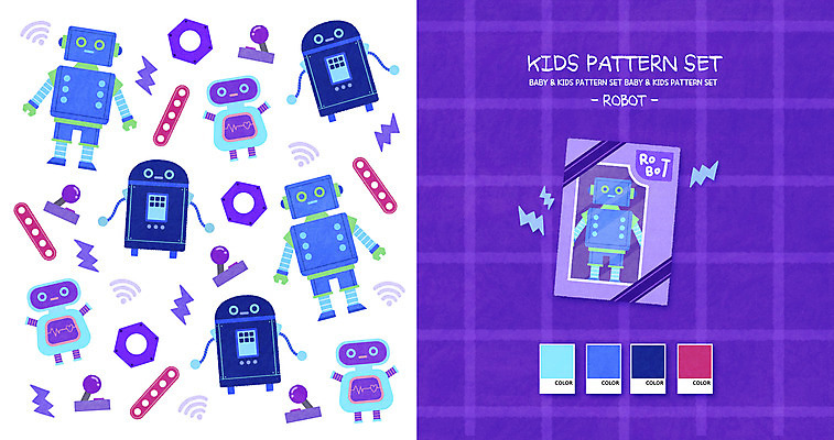 PSD 패턴 일러스트 사람없음 보라색 패턴백그라운드 로봇 체크무늬 와이파이 볼트 너트 조이스틱 번개모양 아기자기 국내일러스트 모양 컬러 백그라운드 컨셉 무늬 공구 번개 게임기 무선인터넷 파일형식