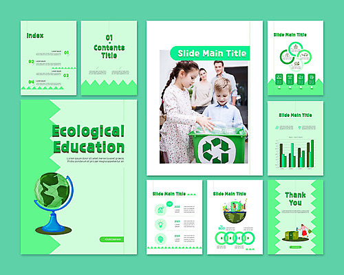 서양인 템플릿 학생 여자 어린이교육 남자 어린이 비즈니스 그래프 소녀 소년 여러명 상반신 20대 성인 연두색 30대 세트 지구본 자연보호 환경 그린캠페인 재활용 PPT 프레젠테이션 문서템플릿 친환경 분리수거함 애니형PPT 9P 이미지템플릿 외국인 교육 캠페인 다수 자연 사람 청년 초록색 장년 보호 수거함 파일형식