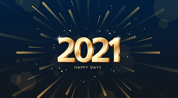 일러스트 새해 타이포그라피 사람없음 빛 검은색 금색 2021년 신축년 국내일러스트 AI파일 문자 컬러 연도 파일형식 벡터