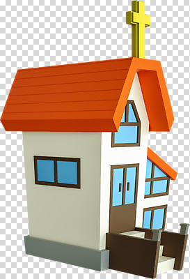 모양 편집 편집이미지 누끼 사람없음 건물 3D소스 3D 교회 디지털합성 PNG 편집소스 건축물 종교건축 파일형식