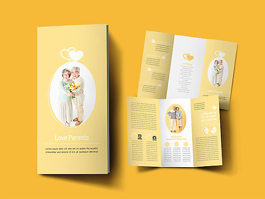 전신 템플릿 표지디자인 부부 여자 표지 할아버지 노년 남자 ZIP 내지 할머니 리플렛 꽃다발 허리손 3단접지 가족 엄마 서기 들기 팜플렛 여러명 노란색 노부부 한국인 올려보기 아빠 60대 노인만 인디자인 INDD 이미지템플릿 커플 꽃 컬러 포즈 다수 관계 모션 사람 동양인 성인 성인만 파일형식