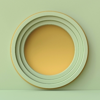 JPG 해외이미지 벽 백그라운드 사람없음 연두색 노란색 3D 원형 오브젝트 입체도형 미니멀 해외포토 포토 도형 컬러 초록색 입체 디지털합성 파일형식