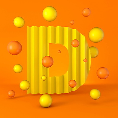 JPG 해외이미지 알파벳 사람없음 3D 원형 기하학 D 스파클링 주황색배경 해외포토 포토 도형 영어 백그라운드 무늬 주황색 디지털합성 파일형식