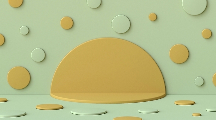 JPG 해외이미지 백그라운드 사람없음 연두색 노란색 3D 원형 오브젝트 기하학 입체도형 목업 미니멀 해외포토 포토 도형 컬러 무늬 초록색 입체 디지털합성 파일형식