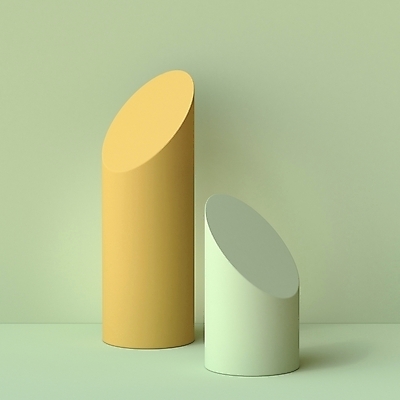 JPG 해외이미지 백그라운드 사람없음 연두색 노란색 3D 오브젝트 입체도형 목업 미니멀 해외포토 포토 도형 컬러 초록색 입체 디지털합성 파일형식