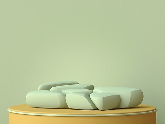 JPG 해외이미지 백그라운드 사람없음 연두색 3D 오브젝트 단상 입체도형 목업 미니멀 해외포토 포토 도형 초록색 입체 디지털합성 파일형식