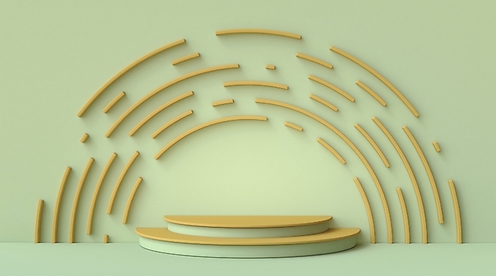 JPG 해외이미지 백그라운드 곡선 사람없음 연두색 3D 오브젝트 단상 입체도형 목업 미니멀 해외포토 포토 도형 선 초록색 입체 디지털합성 파일형식