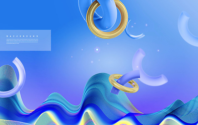 PSD 편집이미지 곡선 그래픽백그라운드 사람없음 파란색 고리 웨이브 입체도형 이미지편집 도형 선 컬러 백그라운드 그래픽 입체 파일형식