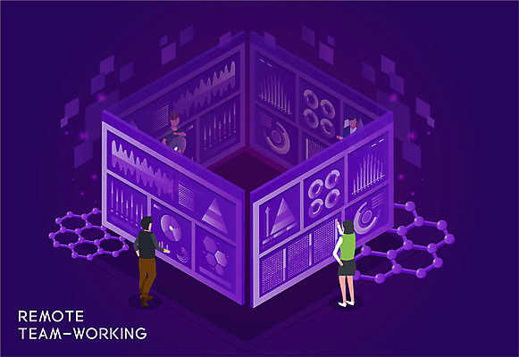 전신 여자 남자 일러스트 비즈니스 통계 모바일 그래프 협력 서기 여러명 상반신 성인 홈페이지 스크린 글로벌비즈니스 보라색 아이소메트릭 분자구조모형 원격 네트워킹 성인만 언택트 온택트 랜선라이프 국내일러스트 AI파일 라이프스타일 컬러 다수 모션 사람 글로벌 모형 네트워크 분자구조 파일형식 벡터