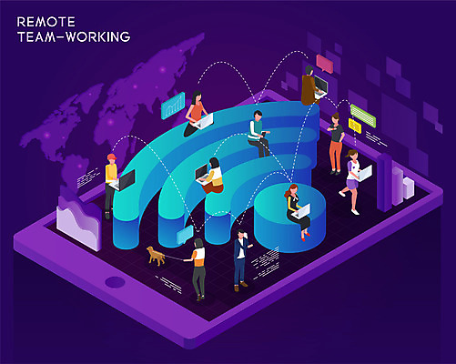 전신 한마리 여자 남자 세계지도 지도 일러스트 비즈니스 모바일 협력 서기 들기 앉기 여러명 성인 노트북 태블릿 글로벌비즈니스 보라색 강아지 와이파이 아이소메트릭 원격 네트워킹 성인만 언택트 온택트 랜선라이프 국내일러스트 AI파일 1 라이프스타일 컬러 다수 모션 사람 전자제품 스마트기기 반려동물 세계 글로벌 네트워크 개 무선인터넷 파일형식 벡터