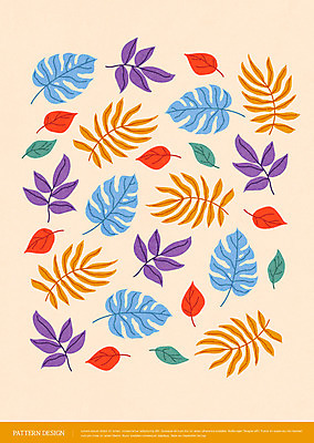 잎 패턴 일러스트 나뭇잎 사람없음 패턴백그라운드 몬스테라 아기자기 국내일러스트 AI파일 식물 백그라운드 컨셉 무늬 파일형식 벡터