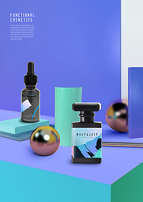 PSD 편집이미지 사람없음 뷰티 보라색 화장품 원형 피부관리 스킨케어 기초화장 기초화장품 이미지편집 도형 컬러 화장 파일형식