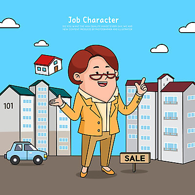 전신 직업 여자 일러스트 자동차 부동산 아파트 직업캐릭터 한명 서기 성인 가리킴 표지판 공인중개사 성인여자한명만 안경낌 일러캐릭터 AI파일 캐릭터 1 안경 육상교통 모션 주택 알림판 사람 손짓 재산 여자한명만 성인여자만 파일형식 벡터