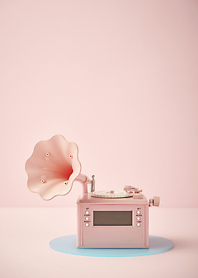 포토 JPG 스튜디오촬영 실내 따뜻함 사람없음 봄 오브젝트 라디오 감성 축음기 분홍색배경 국내포토 계절 분홍색 음향기기 백그라운드 컨셉 내부 전자제품 골동품 파일형식