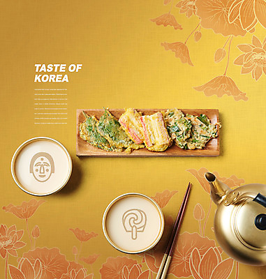 PSD 편집이미지 한국전통 연꽃 사람없음 노란색 전통음식 전 막걸리 전통부채 전통주 나무젓가락 각시탈 나무그릇 양은주전자 막걸리잔 이미지편집 전통 그릇 꽃 음식 컬러 술잔 젓가락 주전자 주류 한국 목재 부채 탈 파일형식