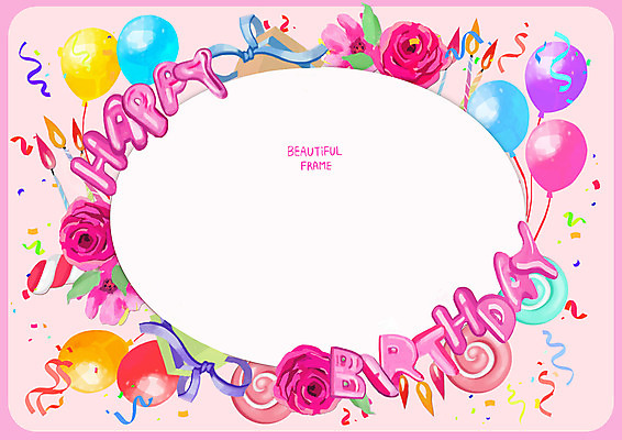 PSD 분홍색 백그라운드 일러스트 촛불 프레임 폭죽 사탕 사람없음 선물상자 장미 생일 꽃가루 생일축하 풍선 국내일러스트 기념일 꽃 컬러 초 디저트 선물 상자 축하 가루 파일형식
