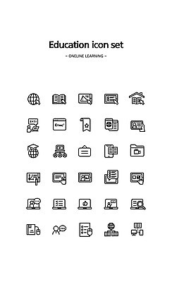 아이콘 말풍선 학사모 사람모양 책 노트북 스마트폰 태블릿 마우스 강의 커서 교육아이콘 온라인 동영상 온라인강의 홈스쿨 원격수업 온택트 2D아이콘 AI파일 모양 모자_잡화 교육 졸업 전자제품 핸드폰 스마트기기 컴퓨터용품 원격 파일형식 벡터 언택트