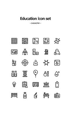 아이콘 과학 전구 실험 저울 사람없음 물 액체 화학 실험실 연기 건전지 시험관 비커 전자 원자 교육아이콘 시약 고체 분자구조모형 추 주기율표 2D아이콘 AI파일 자연요소 실험기구 약 모형 원소기호 분자구조 파일형식 벡터