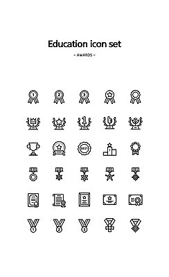 아이콘 사람없음 우승 상패 트로피 배지 금메달 교육아이콘 2위 3위 동메달 은메달 훈장 2D아이콘 AI파일 최고 상_우승 메달 파일형식 벡터