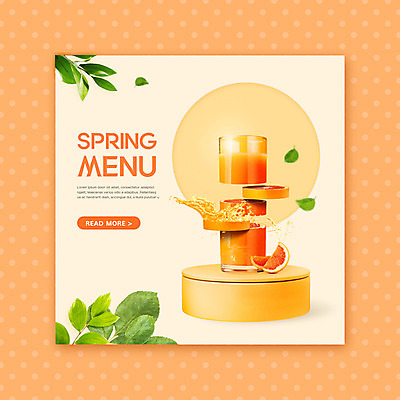 PSD 편집이미지 음료 단면 타이포그라피 사람없음 물방울무늬 주황색 봄 과일주스 자몽 메뉴 자몽주스 이미지편집 문자 계절 컬러 무늬 과일 주스 파일형식