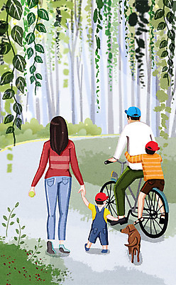 전신 PSD 한마리 공원 여자 남자 행복 아들 어린이 일러스트 가족 안기 엄마 앉기 소년 여러명 성인 손잡기 자전거 산책 산책로 가족라이프 아빠 강아지 반려 국내일러스트 1 라이프스타일 공공시설 감정 길 다수 관계 모션 휴식 사람 반려동물 바이크 개 파일형식