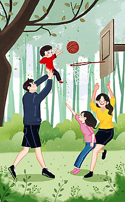 전신 PSD 나무 공원 여자 남자 딸 행복 아들 어린이 일러스트 가족 엄마 농구 농구공 서기 소녀 소년 여러명 성인 가족라이프 아빠 농구대 들어올리기 국내일러스트 식물 라이프스타일 공공시설 감정 다수 공 관계 모션 사람 구기 골대 파일형식