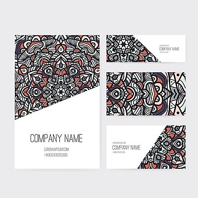 EPS 해외이미지 디자인 백그라운드 일러스트 비즈니스 명함 사람없음 레이아웃 만다라 목업 해외202004 해외일러스트 파일형식 벡터