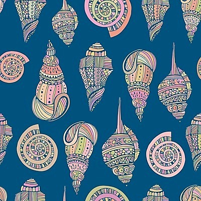 EPS 해외이미지 모양 디자인 분홍색 백그라운드 패턴 일러스트 조개 나선형 사람없음 그래픽 파란색 껍질 화려 소라 오브젝트 윤곽 가리비 앵무조개 해외202004 해외일러스트 컬러 컨셉 무늬 어패류 파일형식 벡터