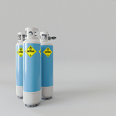 JPG 해외이미지 의료기기 회색배경 사람없음 3D 의료용산소통 해외포토 포토 백그라운드 의학 회색 디지털합성 산소통 파일형식