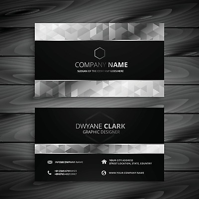 EPS 해외이미지 일러스트 비즈니스 명함 사람없음 검은색 브랜딩 가로명함 해외일러스트 컬러 파일형식 벡터