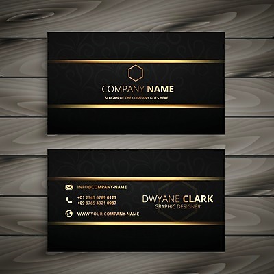 EPS 해외이미지 일러스트 비즈니스 명함 사람없음 검은색 브랜딩 가로명함 해외일러스트 컬러 파일형식 벡터