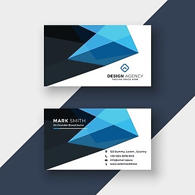 EPS 해외이미지 일러스트 비즈니스 명함 사람없음 파란색 브랜딩 가로명함 해외일러스트 컬러 파일형식 벡터