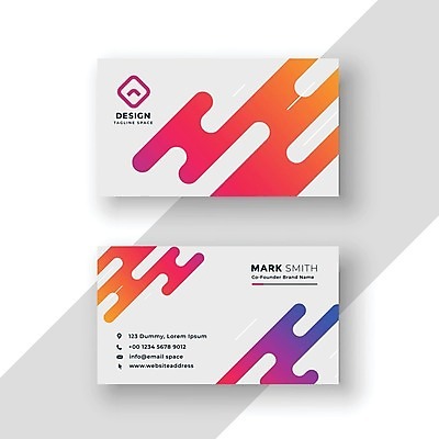 EPS 해외이미지 일러스트 비즈니스 명함 사람없음 브랜딩 가로명함 해외일러스트 파일형식 벡터