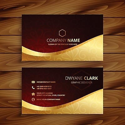 EPS 해외이미지 일러스트 비즈니스 명함 사람없음 금색 브랜딩 가로명함 해외일러스트 컬러 파일형식 벡터