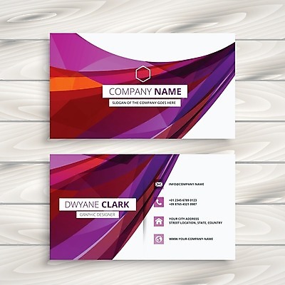 EPS 해외이미지 일러스트 비즈니스 명함 사람없음 보라색 브랜딩 가로명함 해외일러스트 컬러 파일형식 벡터