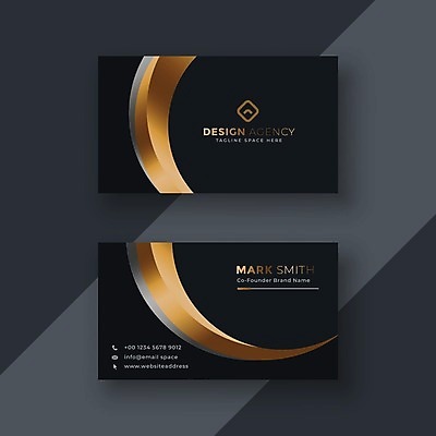 EPS 해외이미지 일러스트 비즈니스 명함 사람없음 검은색 브랜딩 가로명함 해외일러스트 컬러 파일형식 벡터