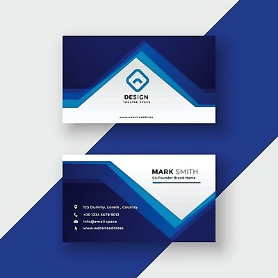 EPS 해외이미지 일러스트 비즈니스 명함 사람없음 남색 브랜딩 가로명함 해외일러스트 컬러 파일형식 벡터