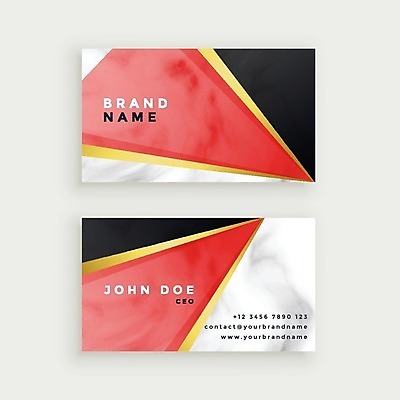 EPS 해외이미지 일러스트 비즈니스 명함 사람없음 브랜딩 가로명함 해외일러스트 파일형식 벡터