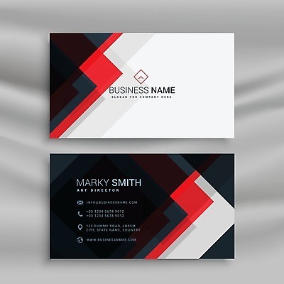 EPS 해외이미지 일러스트 비즈니스 명함 사람없음 검은색 브랜딩 가로명함 해외일러스트 컬러 파일형식 벡터